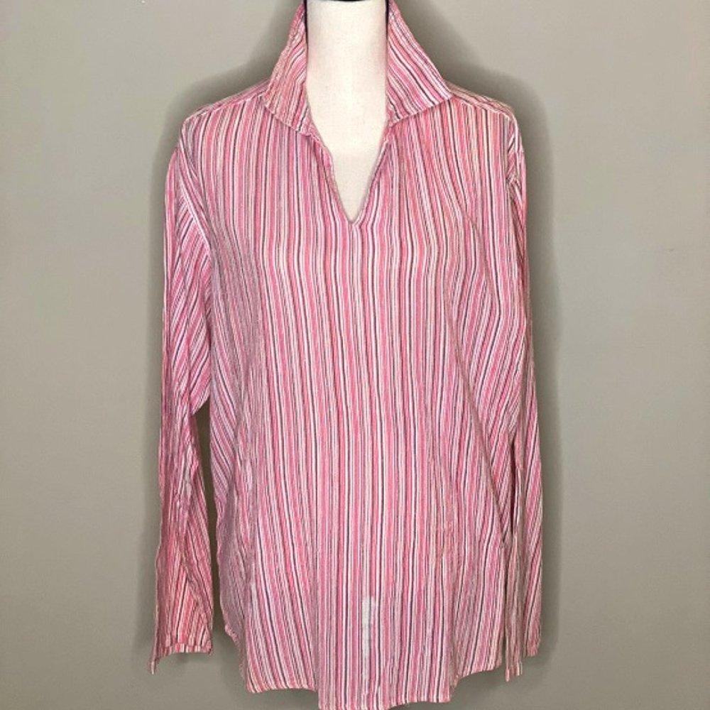 Iz It U Gauzy Crinkle Tunic / Cover Up / Shirt